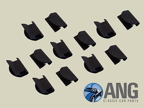 FRONT DOOR CARD EDGE FITTING CLIPS (10) ; DOLOMITE