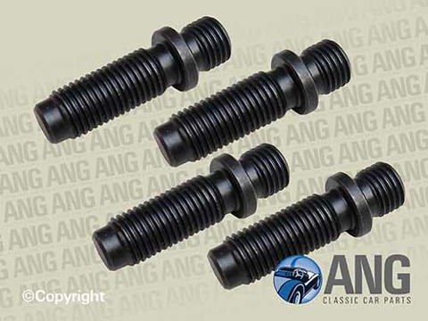 ROAD WHEEL STUDS (STEEL WHEELS) x 4 ; TR2, TR3, TR3A