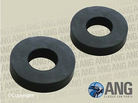 RADIATOR TOP MOUNTING RUBBER WASHERS ; STAG