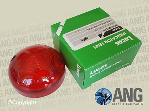 REAR BRAKE, TAIL LIGHT RED LENS (LUCAS) ; GT6 MkII (NORTH AMERICAN SPEC)