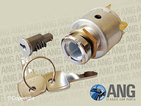 IGNITION SWITCH, BARREL & 2 KEYS ; MORRIS MINOR 1000