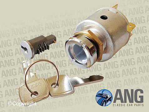IGNITION SWITCH, BARREL & 2 KEYS ; HERALD 1200, 1250 & 13/60