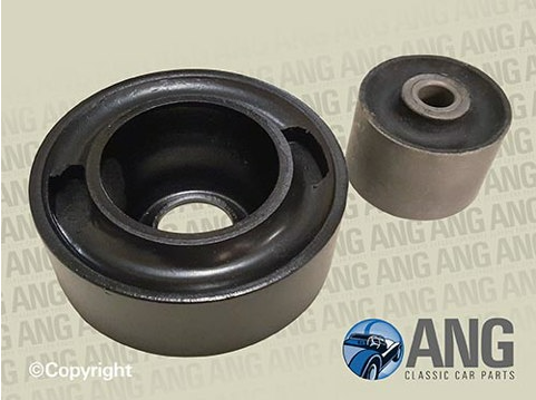 REAR RADIUS ARM BUSHES (1 SMALL, 1 LARGE) ; E-TYPE SERIES 1, 2 & 3