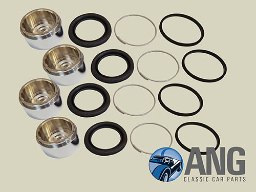 BRAKE CALIPER PISTON & SEALS KIT ; GT6 MkII & III (KC56078-KE/KF12390) 69-03/72