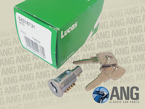 LUCAS IGNITION BARREL & KEYS ; TR2, TR3, TR3A