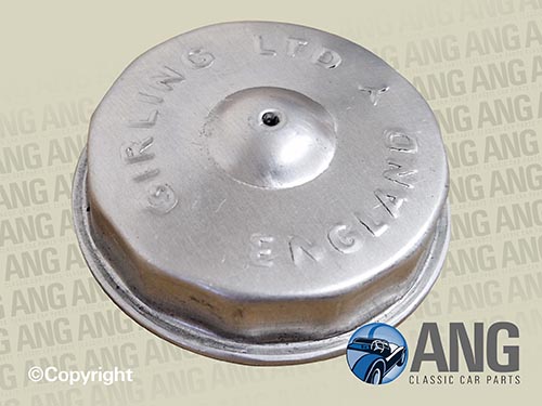 BRAKE MASTER CYLINDER ALLOY CAP ; STANDARD 8, 10 & PENNANT