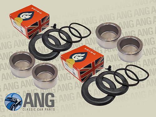 BRAKE CALIPER PISTONS & SEALS KIT ; TR4, TR4A