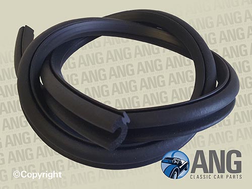 SOFT TOP HEADER RAIL SEAL ; TR4, TR4A