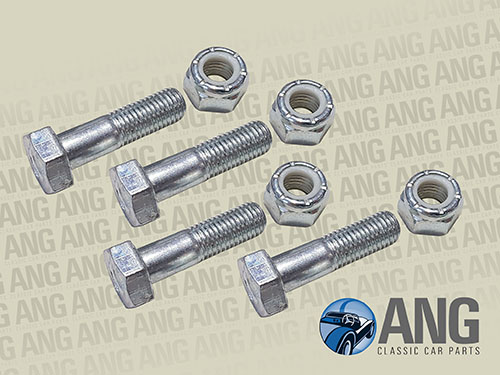 PROPSHAFT FITTING BOLTS & NUTS (4) ; MGA 1500 & 1600