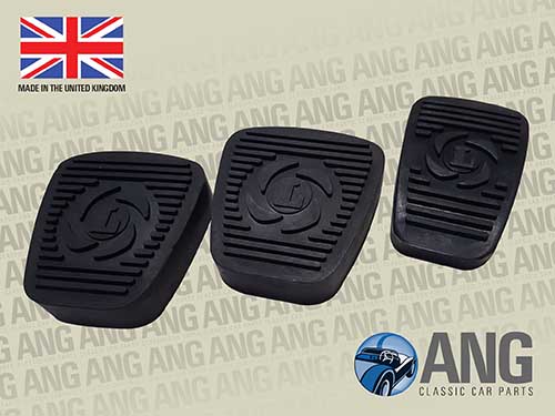 CLUTCH, BRAKE & ACCELERATOR PEDAL RUBBER PADS (3) ; DOLOMITE