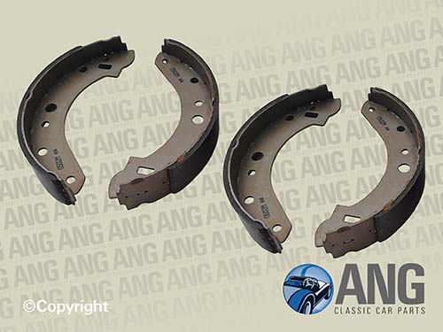 REAR BRAKE SHOES ; JENSEN GT SEPT &#39;75-MAY &#39;76 (LOCKHEED BRAKES)