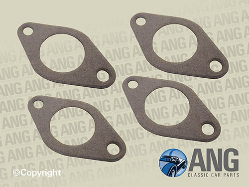 CARBURETTOR HEAT SHIELD GASKETS (4) ; MIDGET 1500 &#39;77-&#39;79