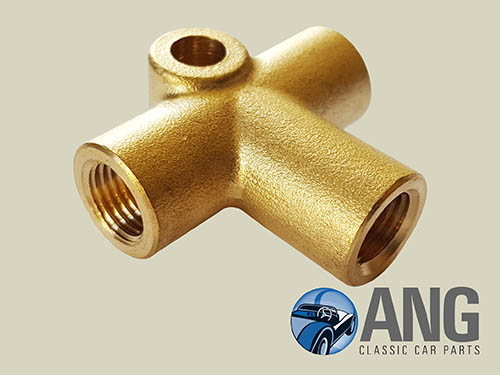 3 WAY BRASS BRAKE UNION ; GT6