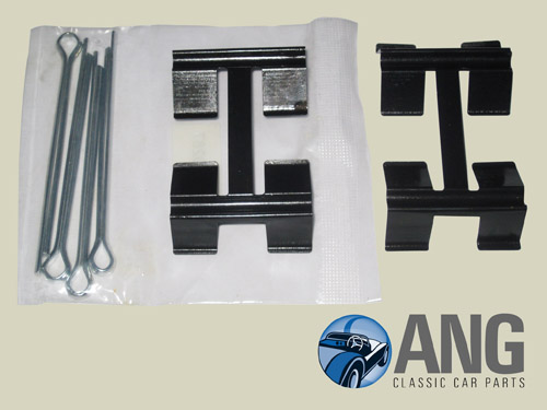 FRONT BRAKE PAD FITTING KIT ; AUSTIN, MORRIS, MG, RILEY 1100,1300 &#39;67&gt;