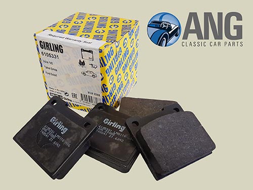 BRAKE PAD SET (GIRLING) ; TRIUMPH SPITFIRE MkI & II (1962-1967)