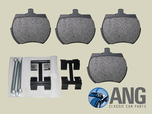 FRONT BRAKE PAD SET & FITTING KIT ; LEYLAND, ROVER MINI &#39;84&gt;