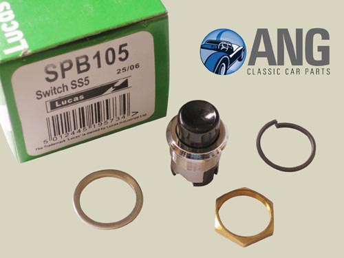LUCAS SS5 PUSH BUTTON IGNITION STARTER ; JAGUAR E-TYPE &#39;61-&#39;71