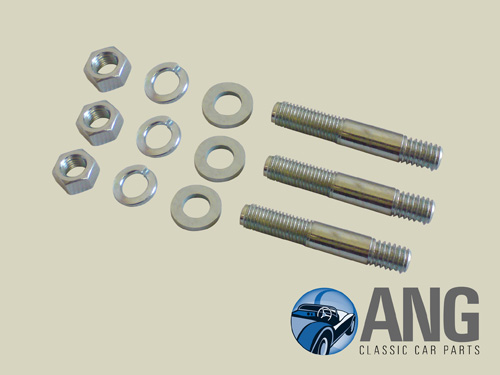 THERMOSTAT HOUSING FITTING STUD KIT ; AUSTIN, MORRIS, MG 1100, 1300 ADO16