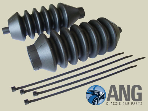 STEERING RACK GAITERS & TIES x 2; GT6 MkI, II & III