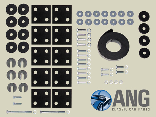 BODY TO CHASSIS MOUNTING KIT ; TR2, TR3 & TR3A