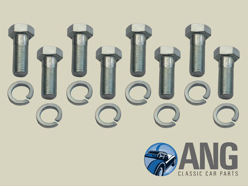 FRONT BRAKE DISC TO HUB BOLTS SET ; GT6 MkI, II & III