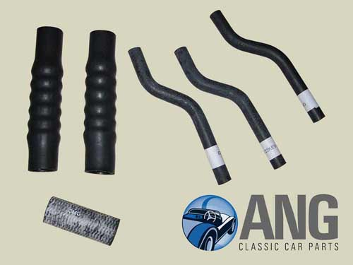 RUBBER WATER HOSE KIT  ; MGB, MGB-GT &#39;67-&#39;71